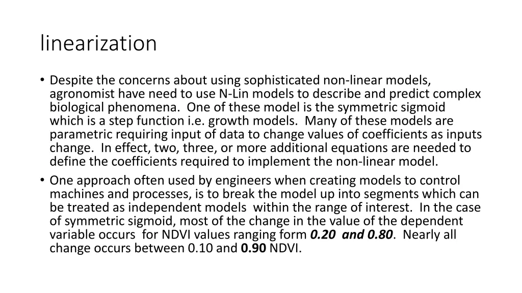 linearization