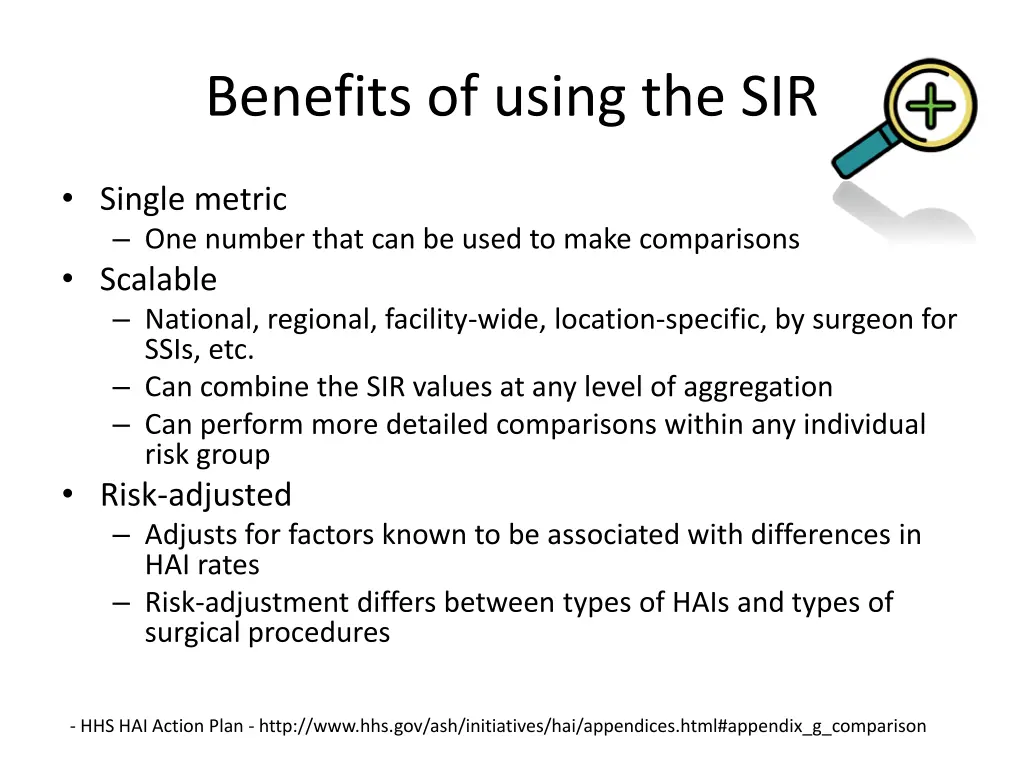 benefits of using the sir