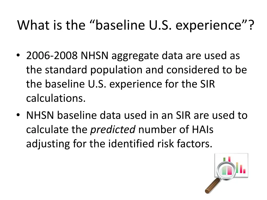 what is the baseline u s experience