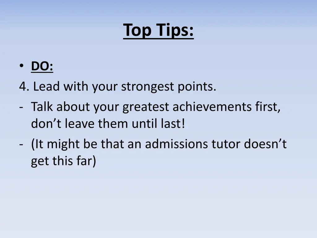 top tips 1