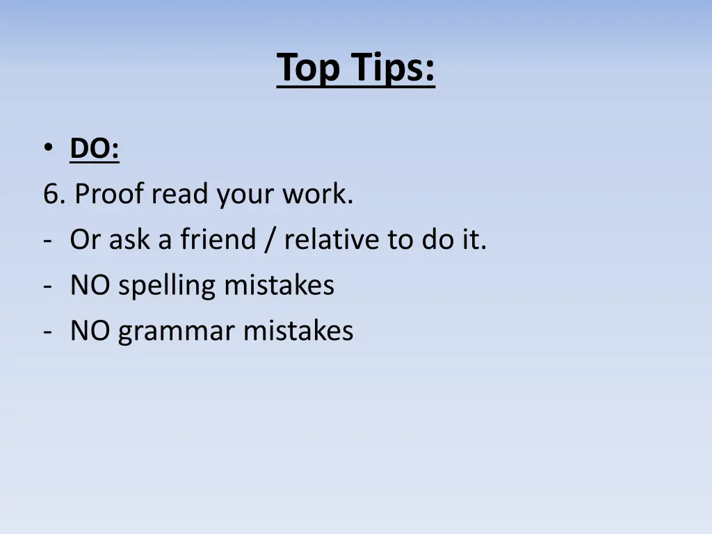 top tips 3