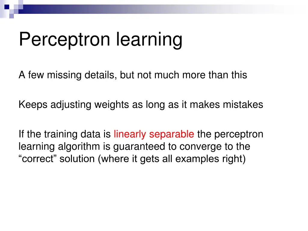 perceptron learning 15