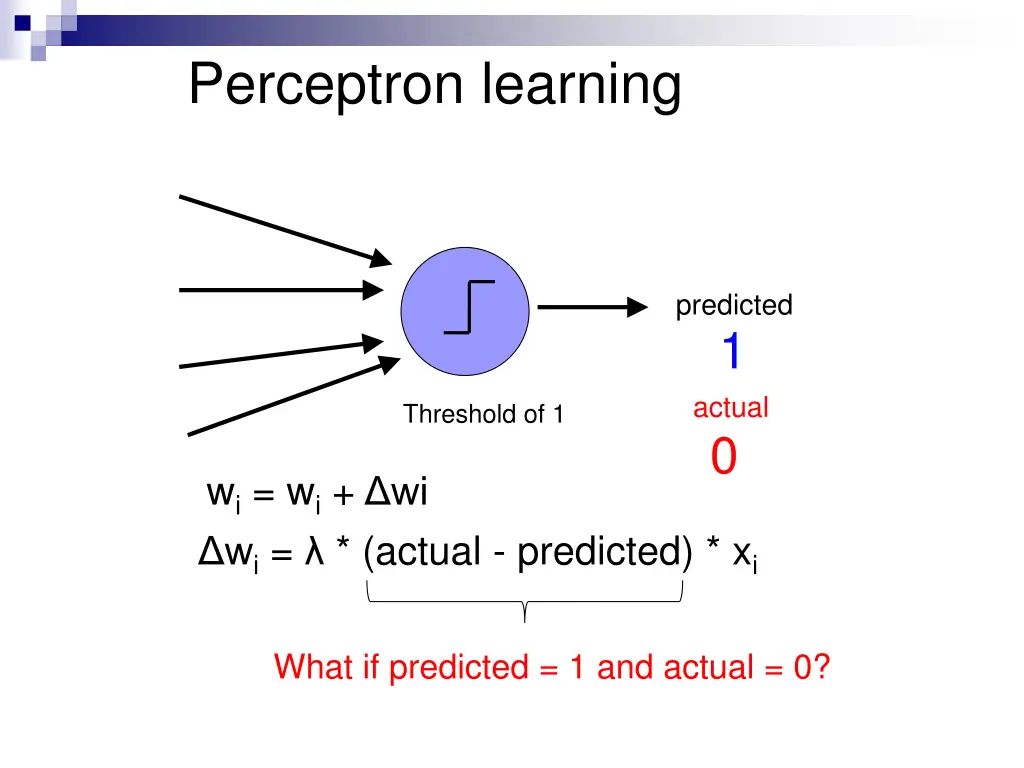 perceptron learning 8