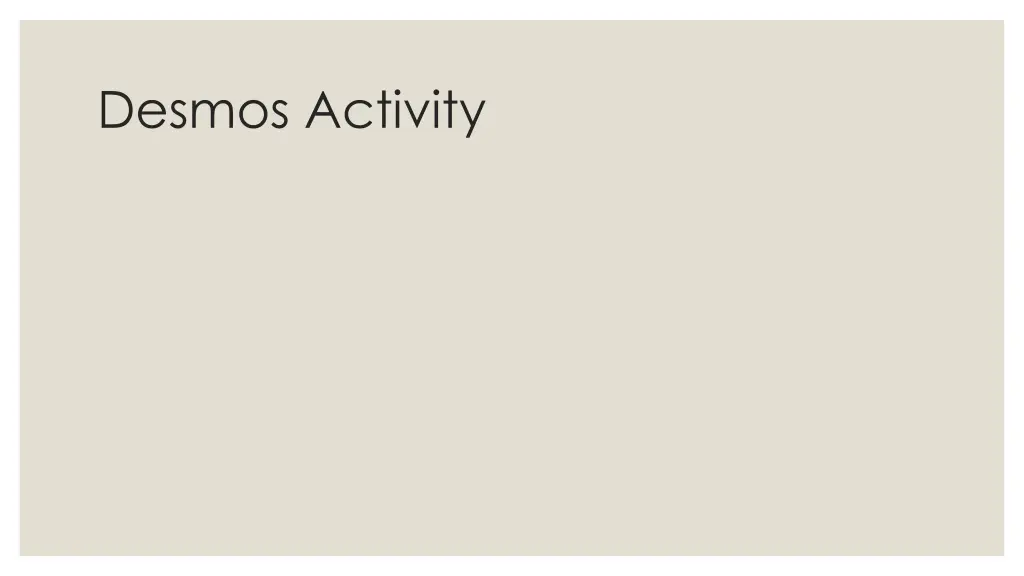 desmos activity