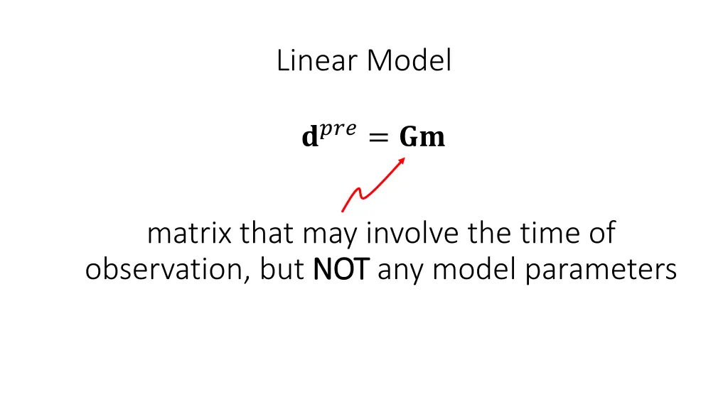 linear model