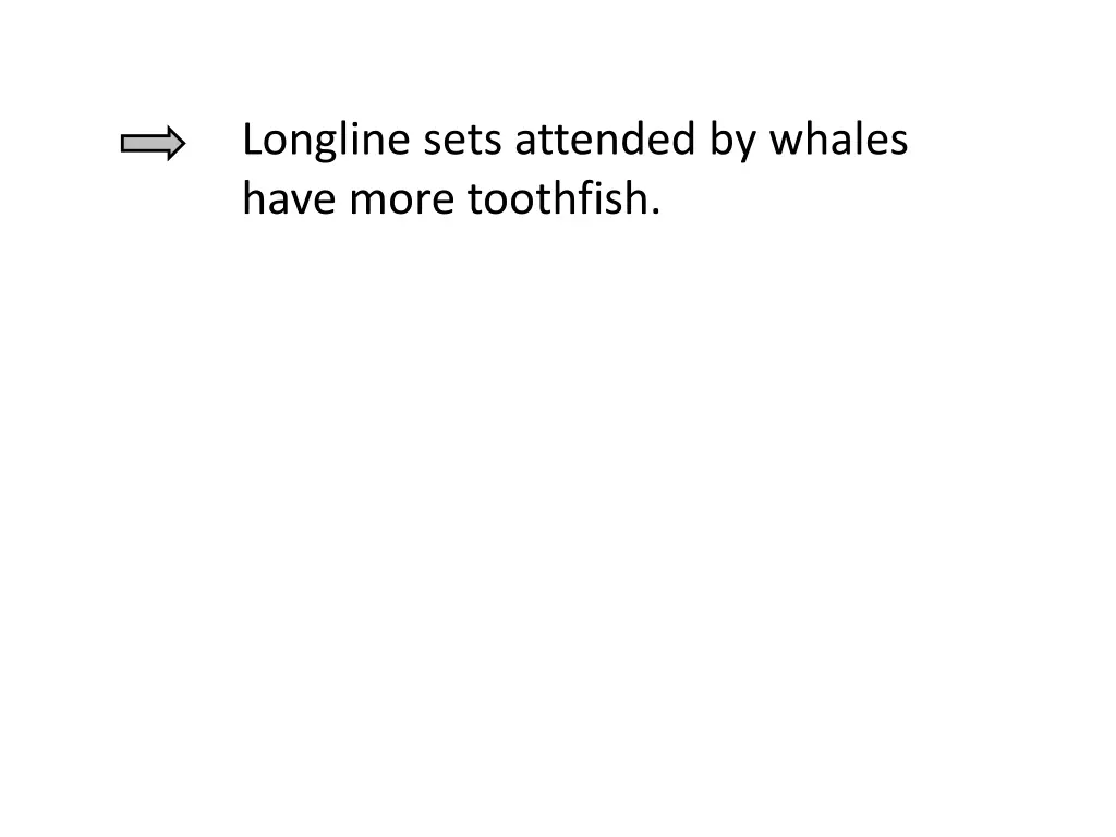 longline sets attended by whales have more