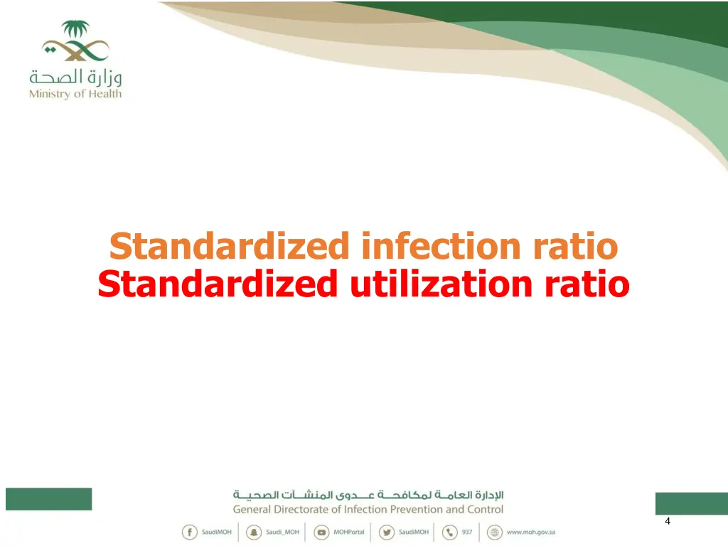 standardized infection ratio standardized