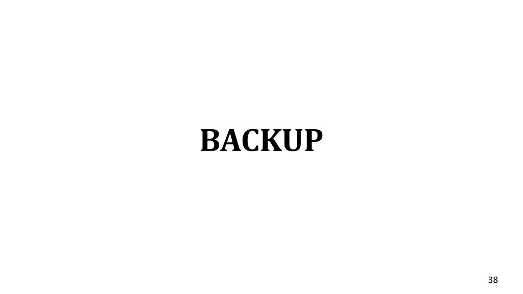 backup