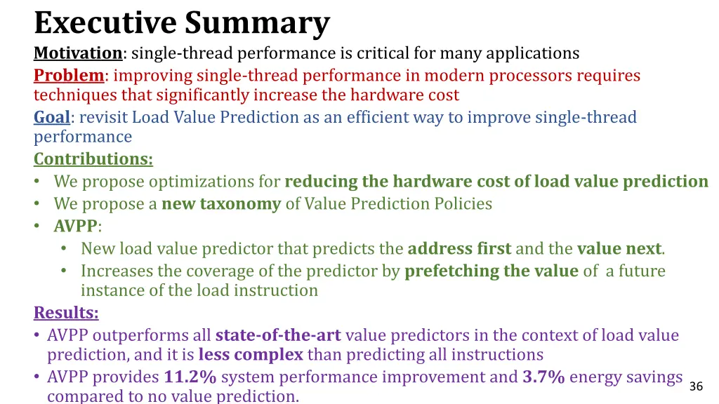 executive summary 1