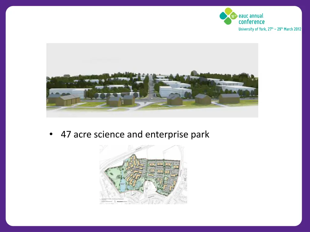 47 acre science and enterprise park