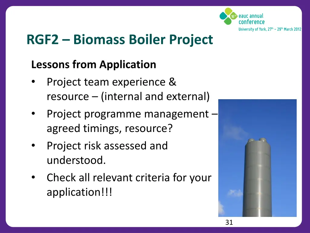 rgf2 biomass boiler project 3