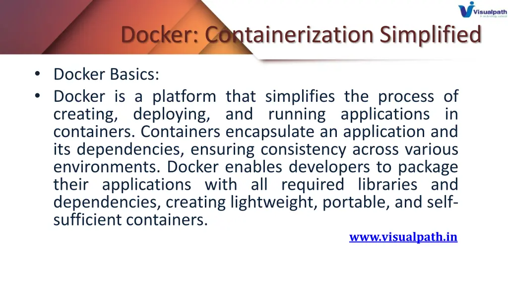 docker containerization simplified