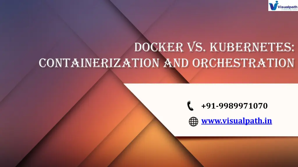 docker vs kubernetes