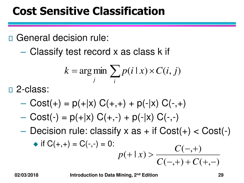 cost sensitive classification 1