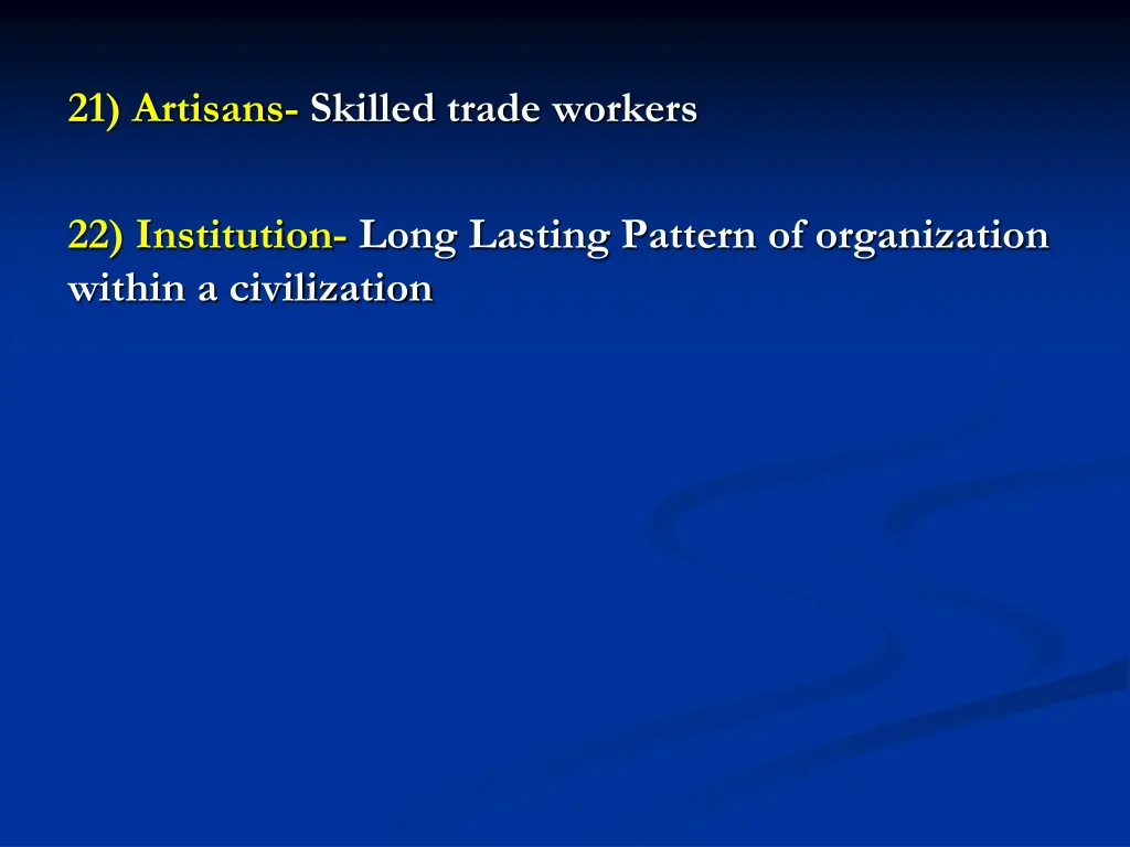 21 artisans skilled trade workers