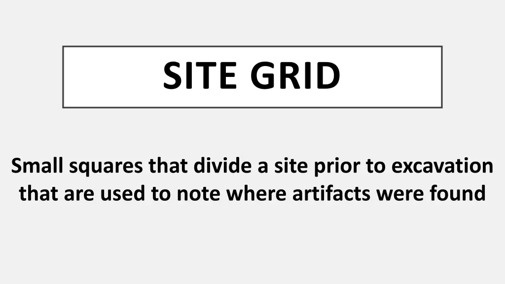 site grid