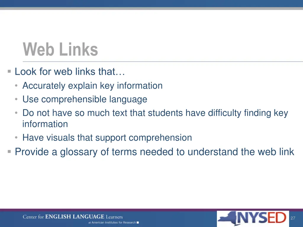 web links