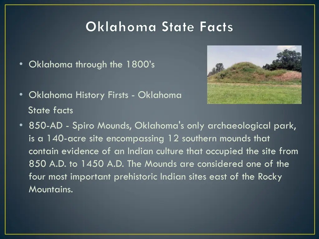 oklahoma state facts 1