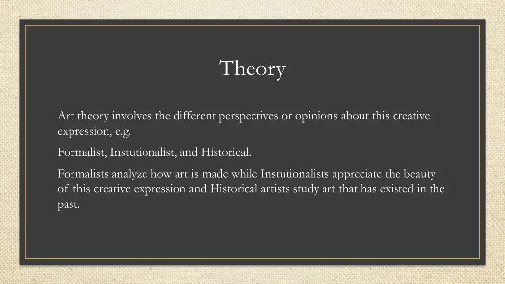 theory