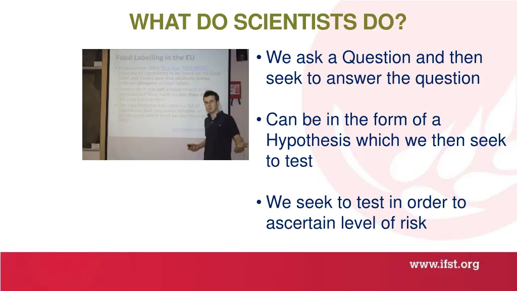 what do scientists do