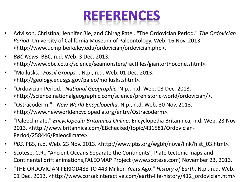 references