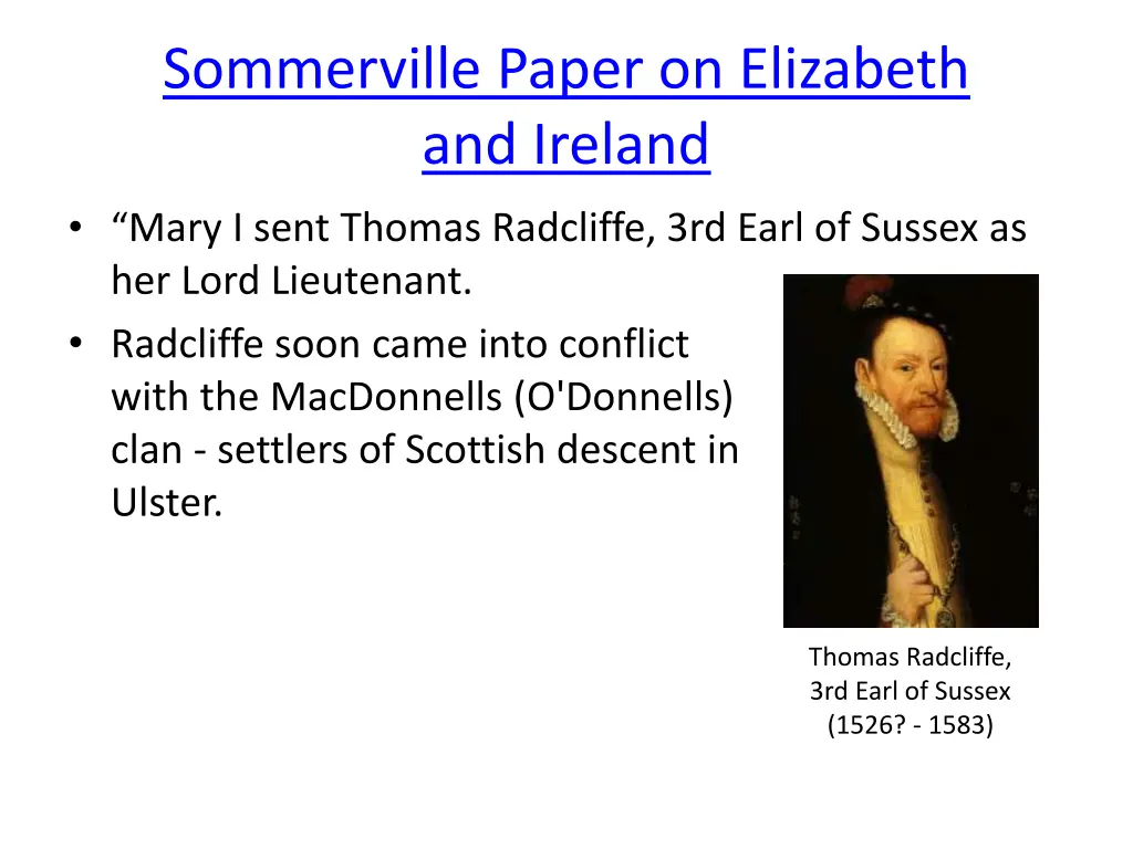 sommerville paper on elizabeth and ireland