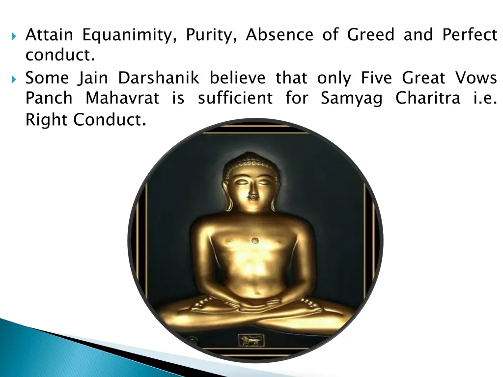 attain equanimity purity absence of greed