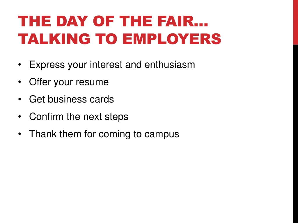 the day of the fair talking to employers 1