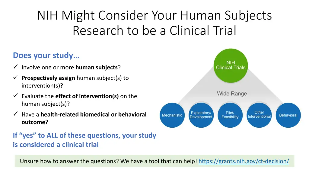 nih might consider your human subjects research