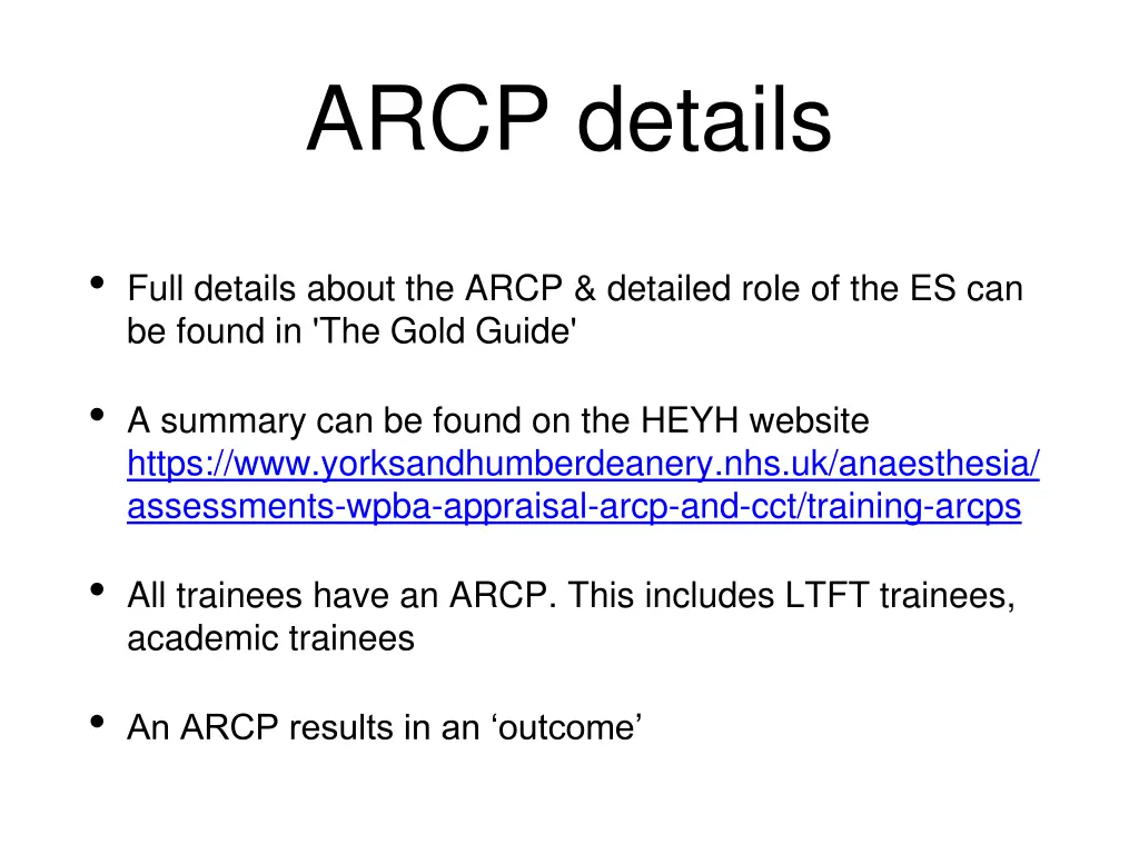 arcp details