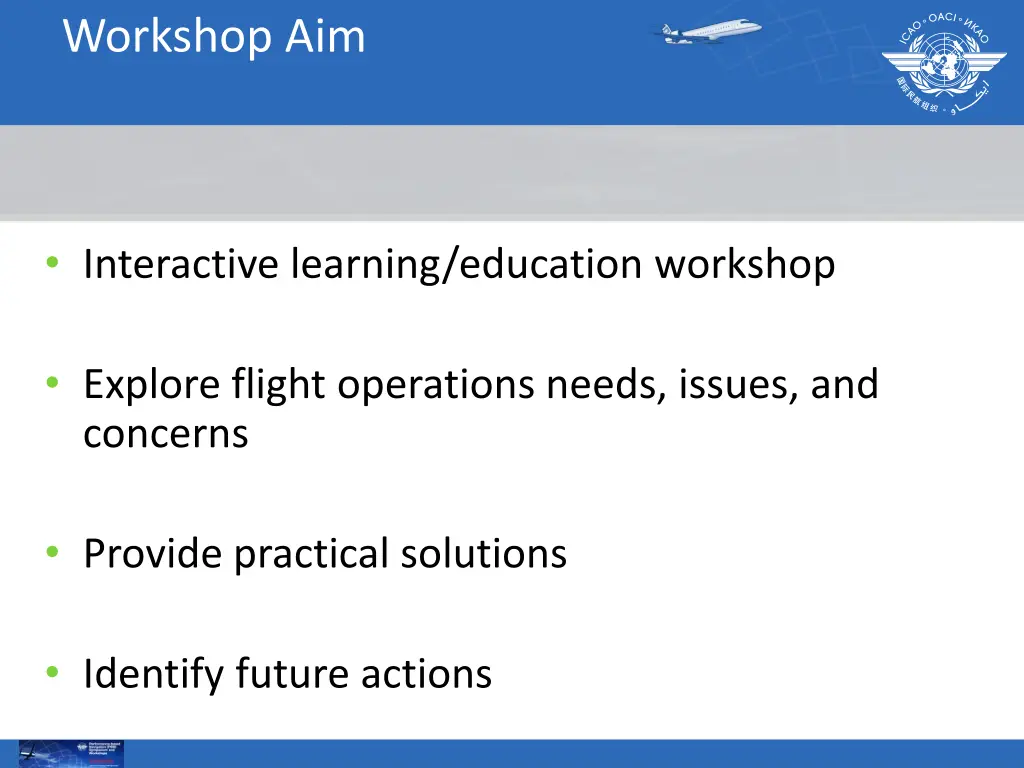 workshop aim