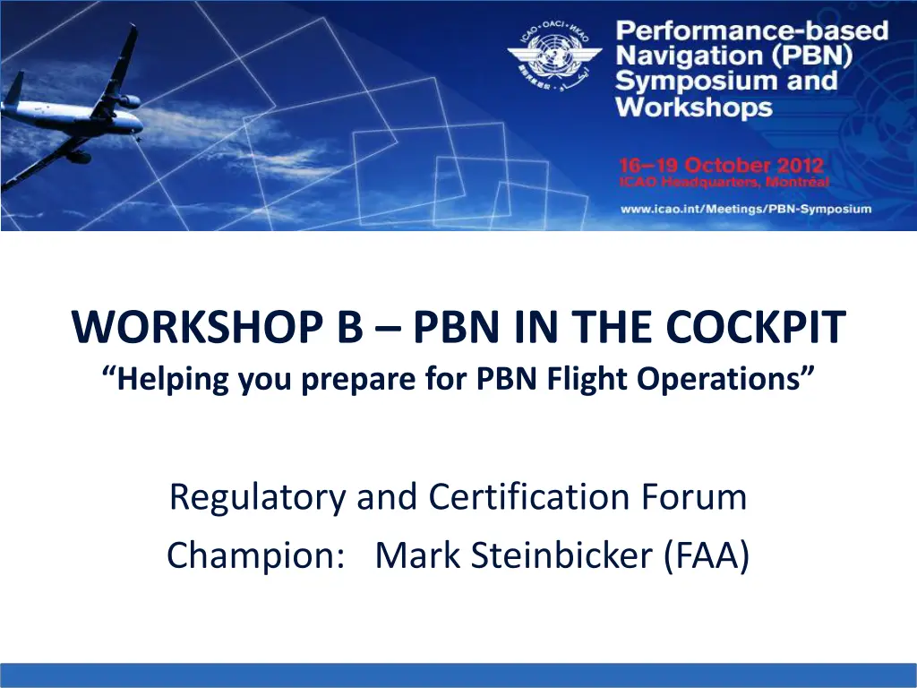 workshop b pbn in the cockpit helping you prepare 4