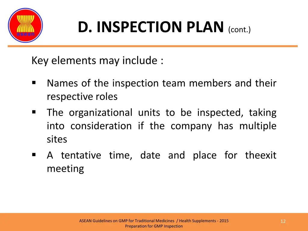 d inspection plan cont 1