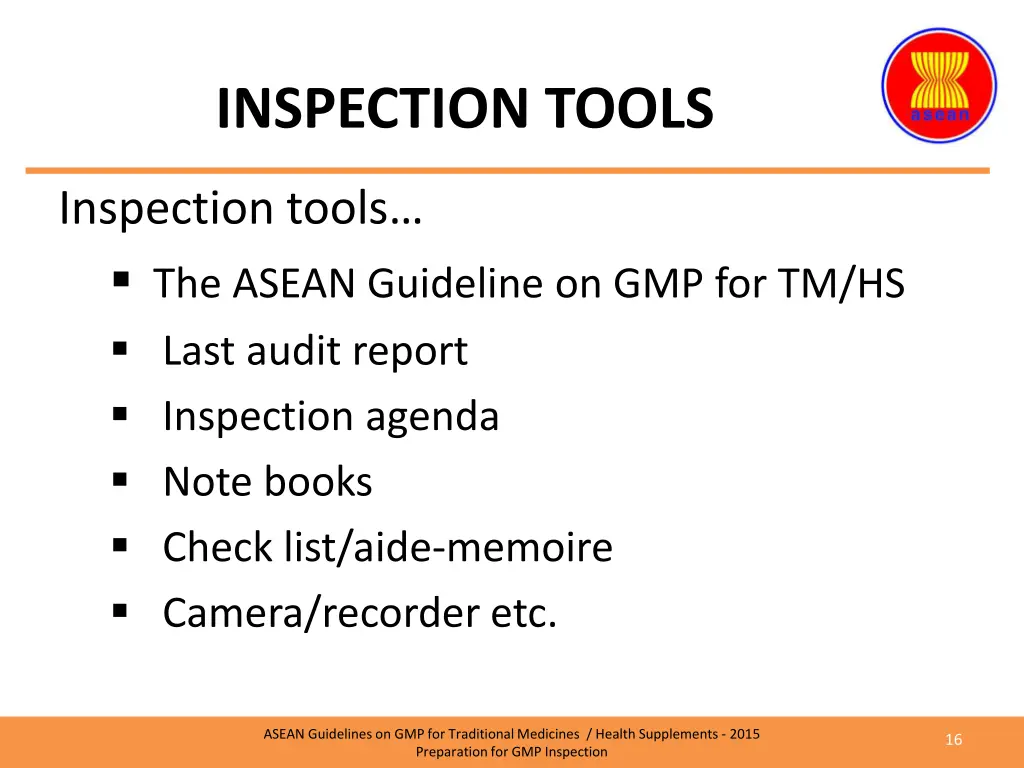 inspection tools