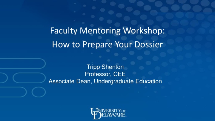 faculty mentoring workshop how to prepare your