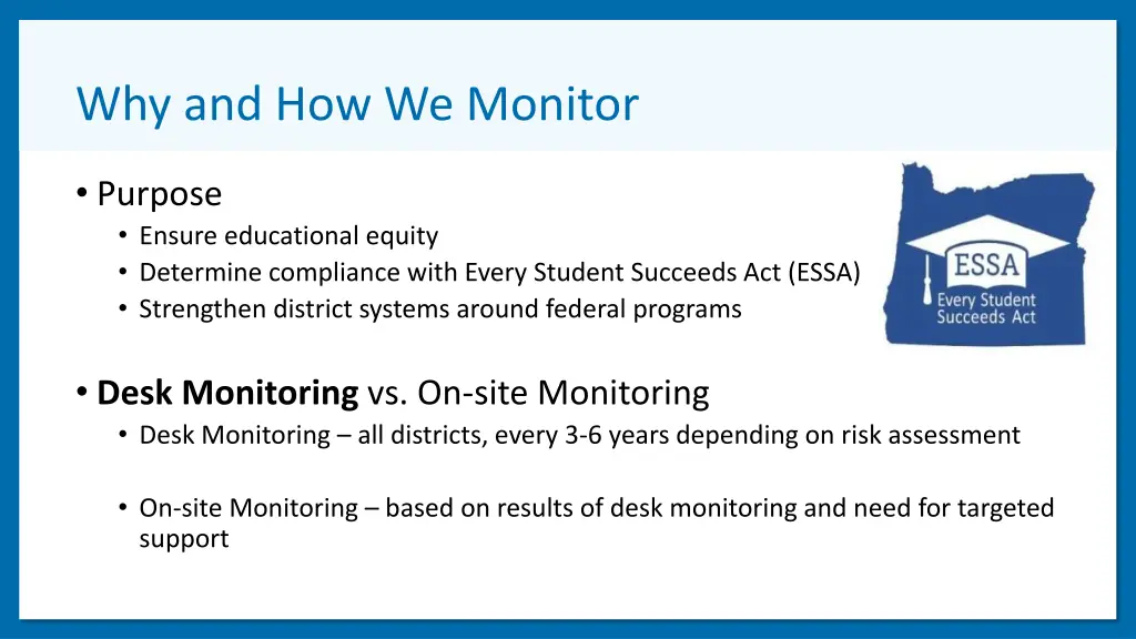 why and how we monitor