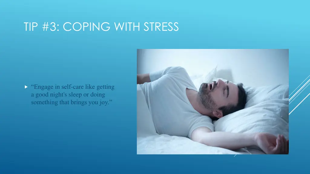 tip 3 coping with stress