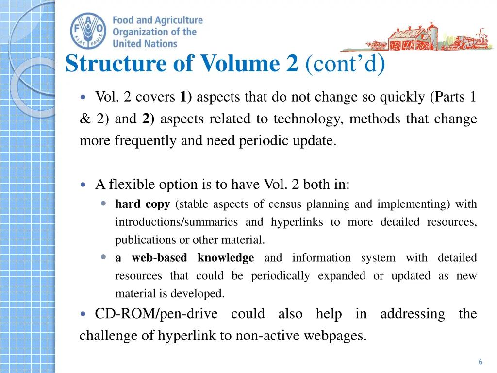 structure of volume 2 cont d