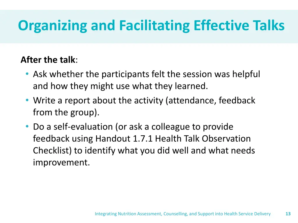 organizing and facilitating effective talks 3