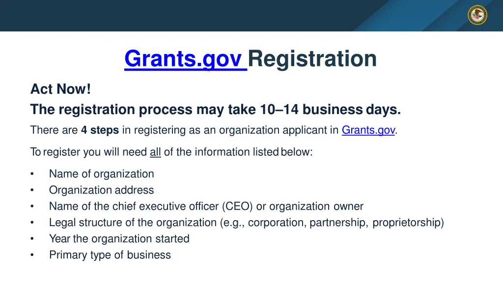 grants gov registration