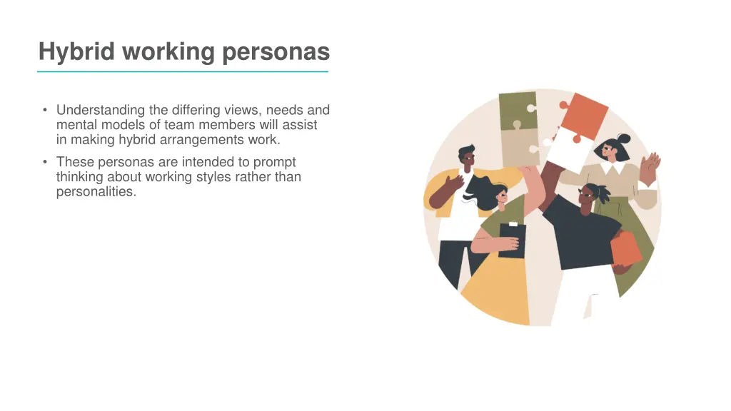 hybrid working personas