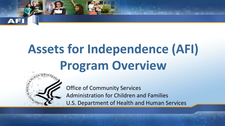 assets for independence afi program overview