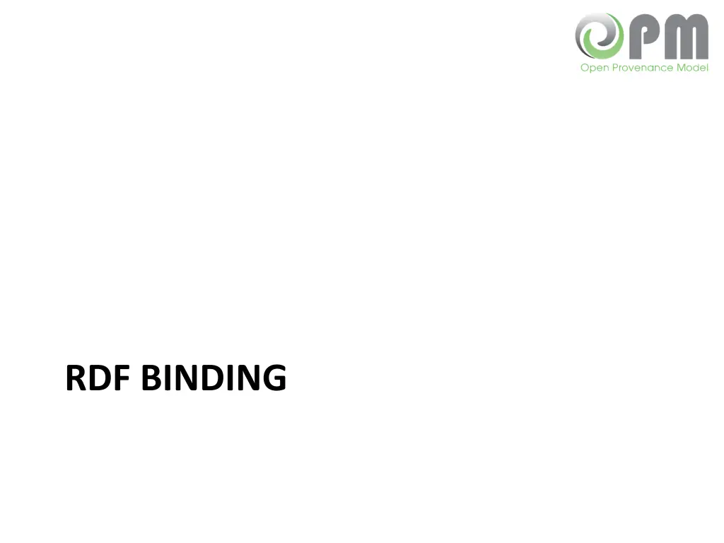 rdf binding