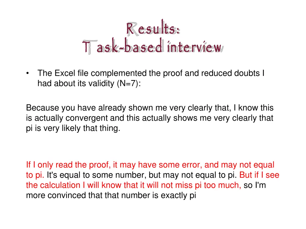 r esults based interview 3