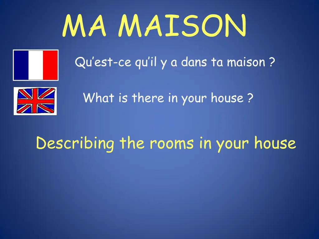 ma maison