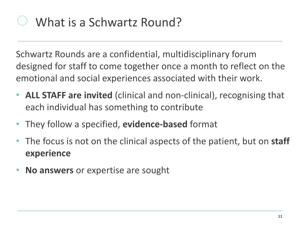 what is a schwartz round