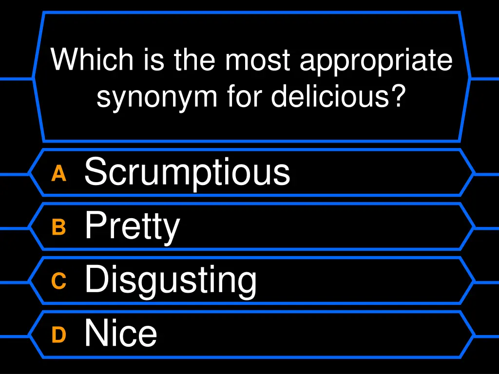 which is the most appropriate synonym