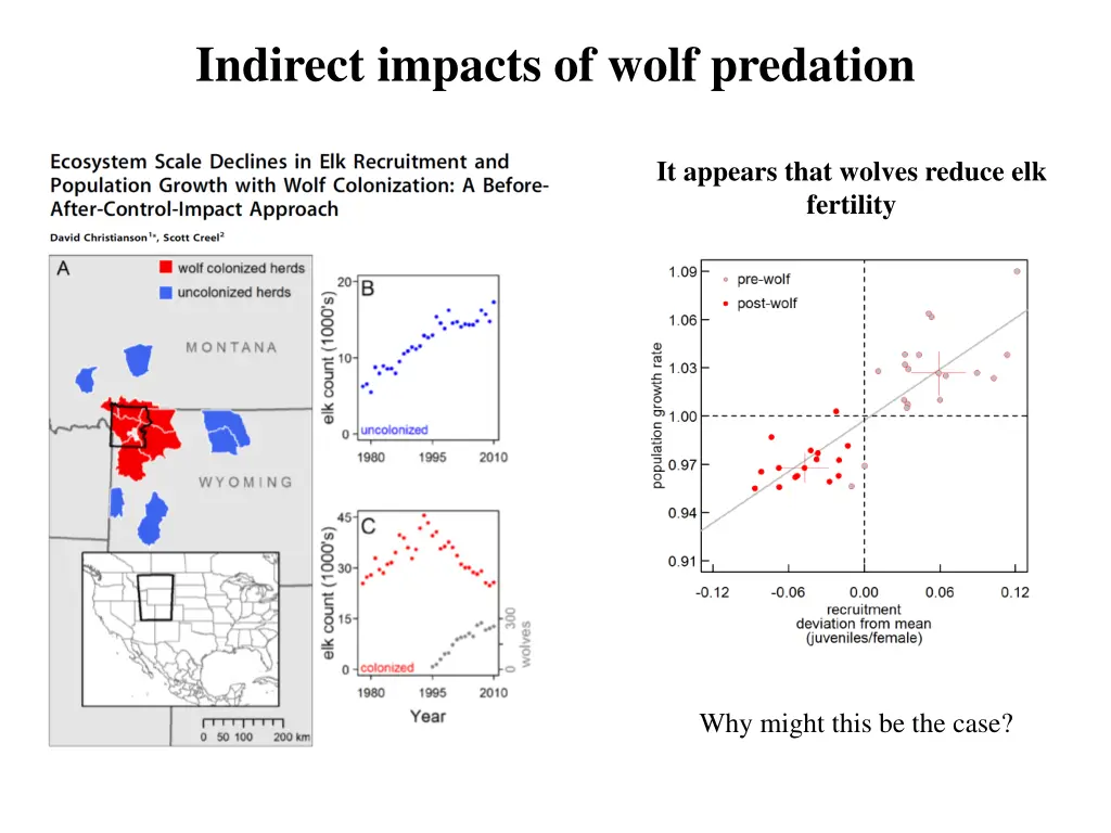 indirect impacts of wolf predation 1