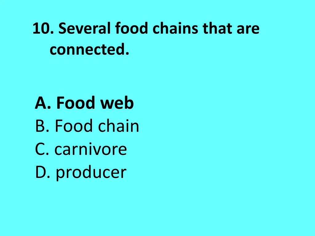 10 several food chains that are connected 1