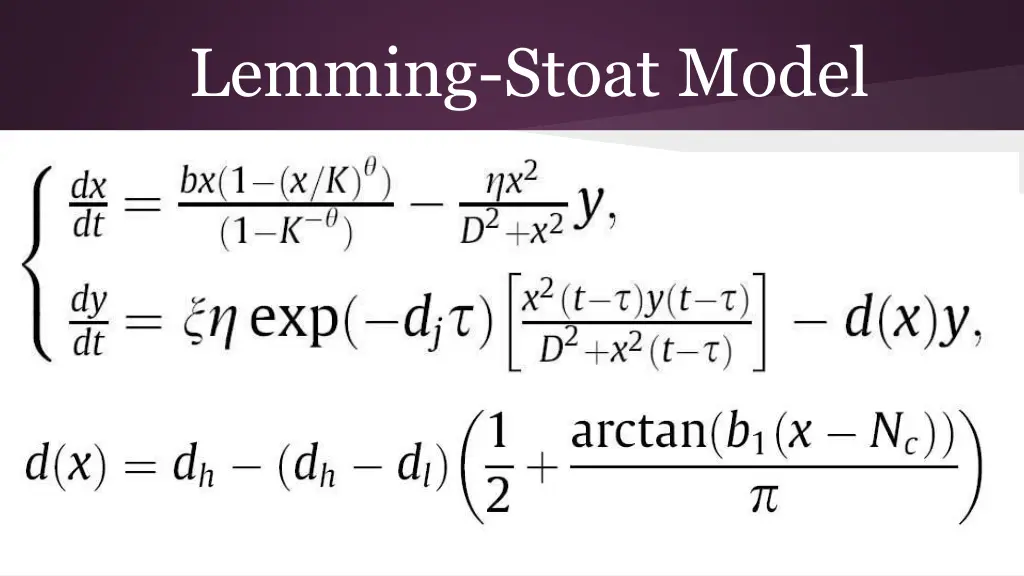 lemming stoat model